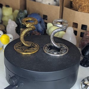 Snake Sphere Holder - Gold