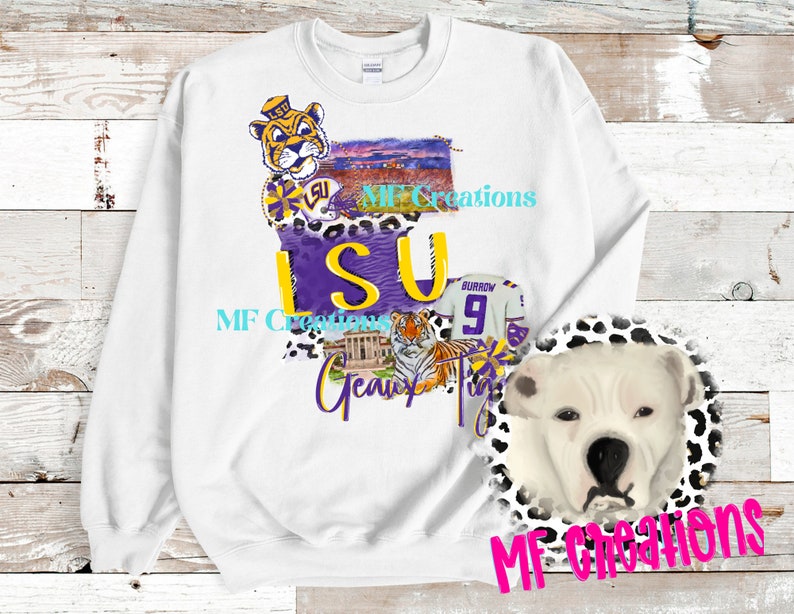 LSU Tigers Sublimation Png Design - Etsy