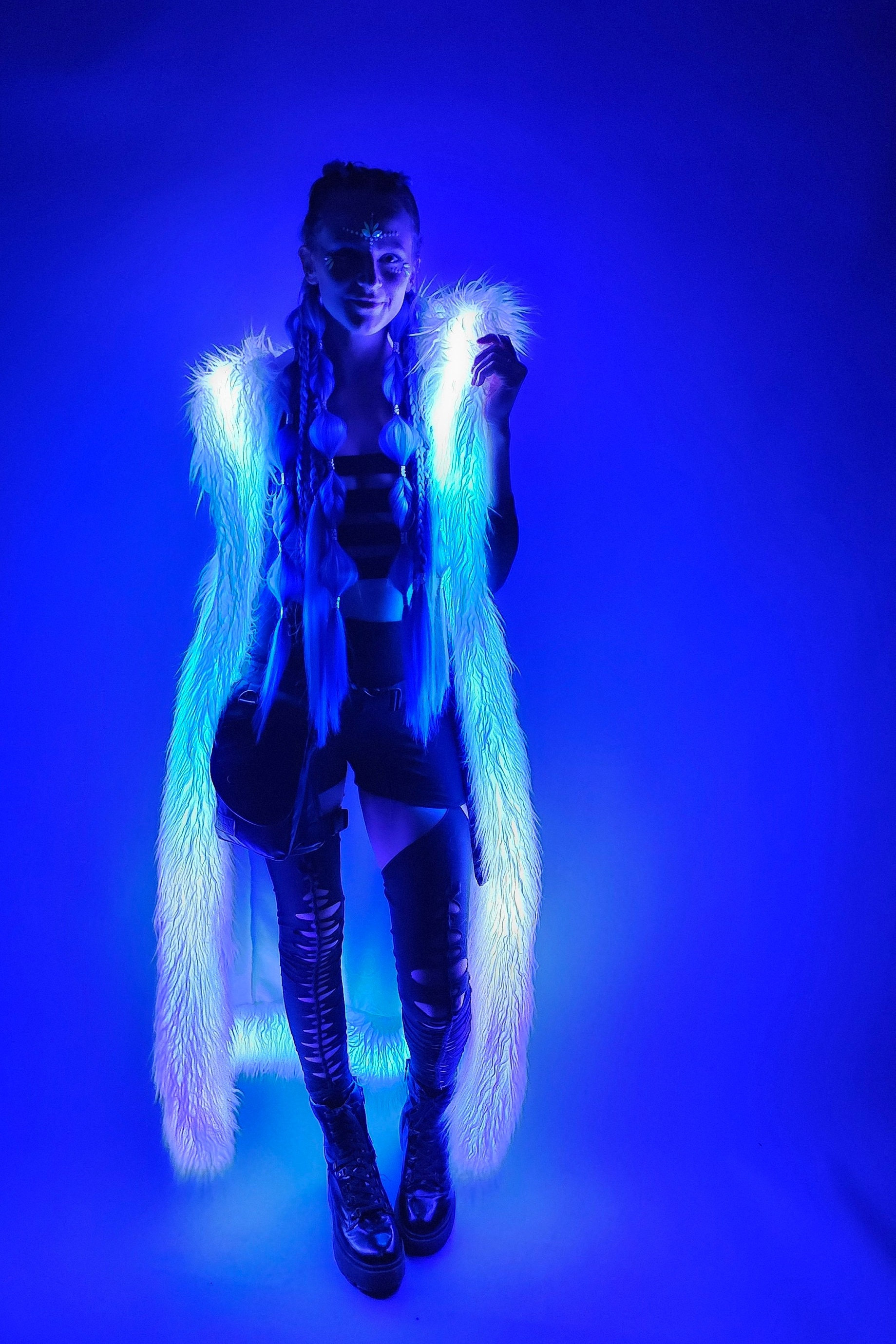 Light up Rave Jacket Etsy Canada