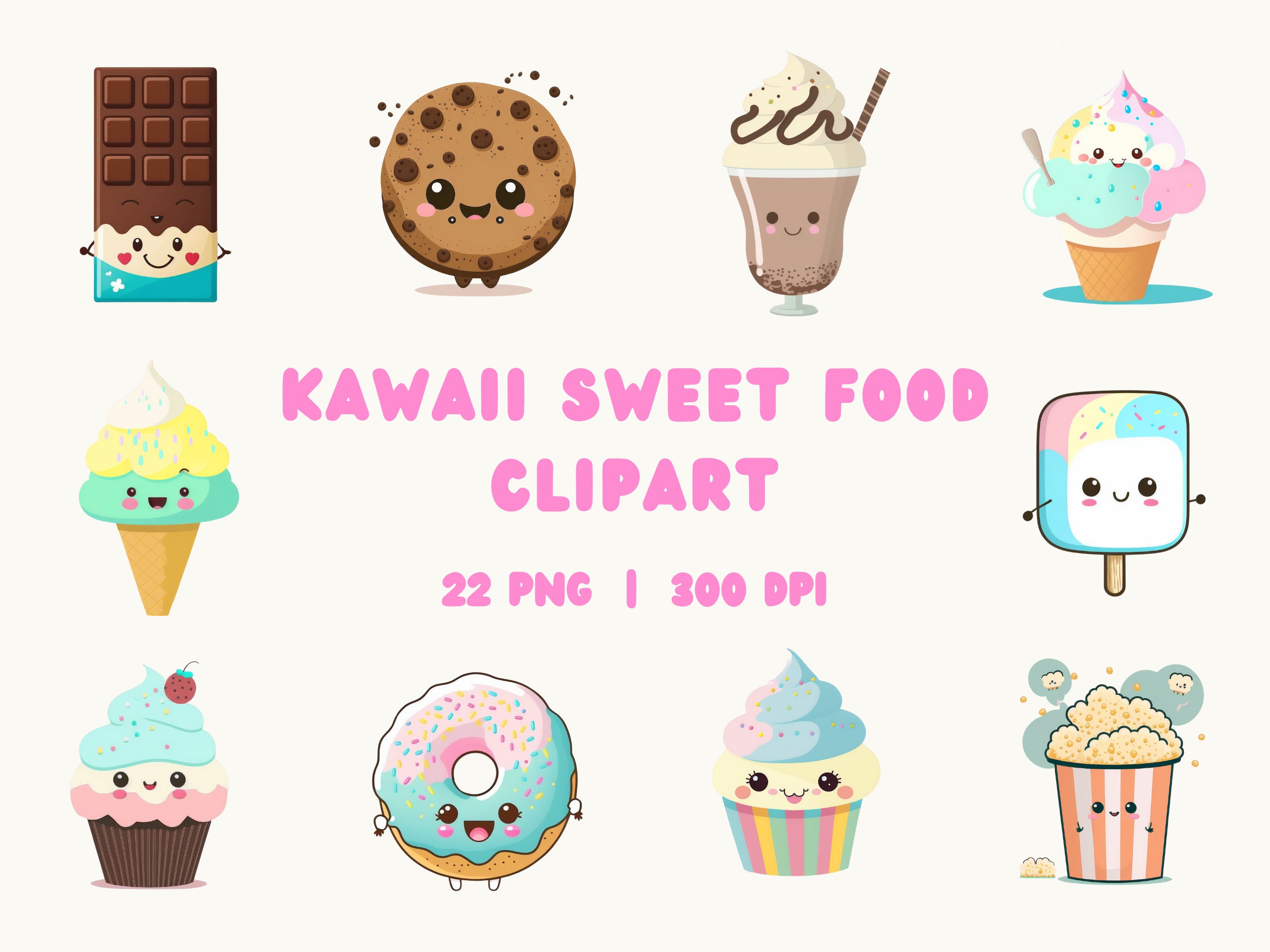 22 Kawaii Food Clipart PNG Cute Cartoon Food Clipart - Etsy 22 Kawaii Food Clipart PNG Cute Cartoon Food Clipart - Etsy