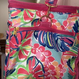 NWT Lilly Pulitzer Large Spot Beach Cooler tote Bag cod 27 immagine 2