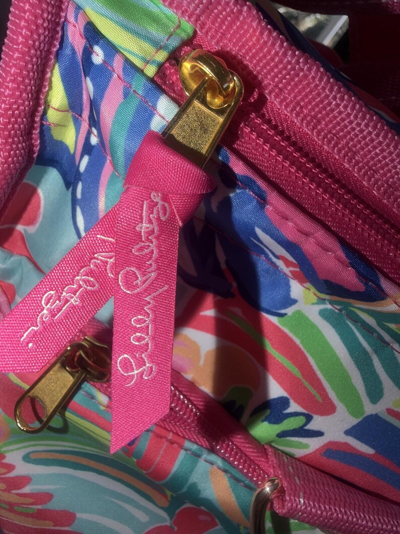 NWT Lilly Pulitzer Large Spot Beach Cooler tote Bag cod 27 immagine 6
