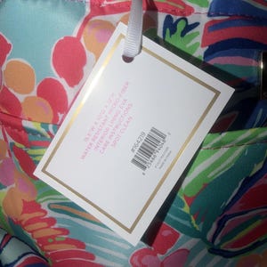 NWT Lilly Pulitzer Large Spot Beach Cooler tote Bag cod 27 immagine 4