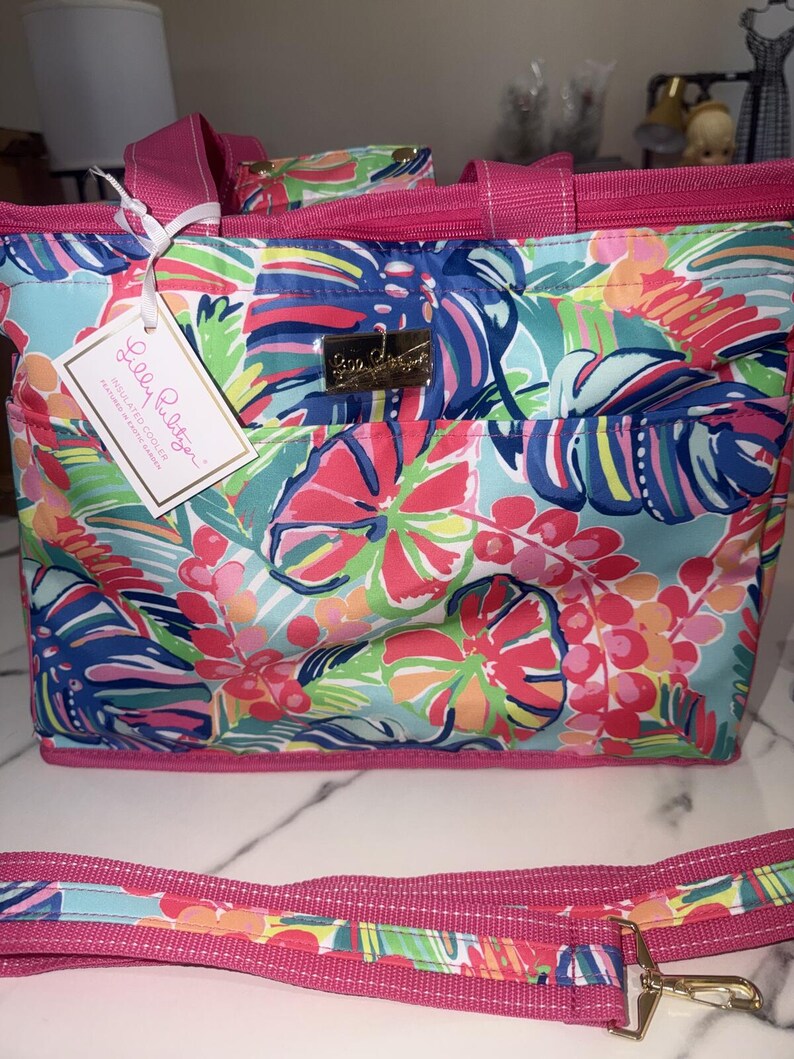 NWT Lilly Pulitzer Large Spot Beach Cooler tote Bag cod 27 image 5
