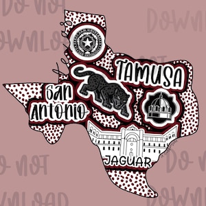 Texas A&M University San Antonio sublimation and digital download file