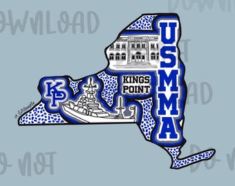 USMMA sublimation design digital download