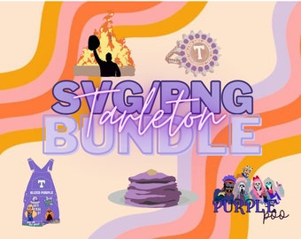 BUNDLE Tarleton SVG/PNG (save 55%, 100 dollar value)