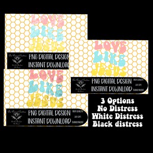Love Like Jesus Pastel Bundle | SVG | PNG | Digital Download | Digital Design | Sublimation