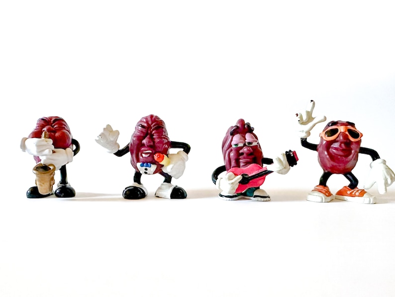 Singing Rasions California Raisins Figurines Vintage 1980’s PVC // Choose Your Own! - Etsy