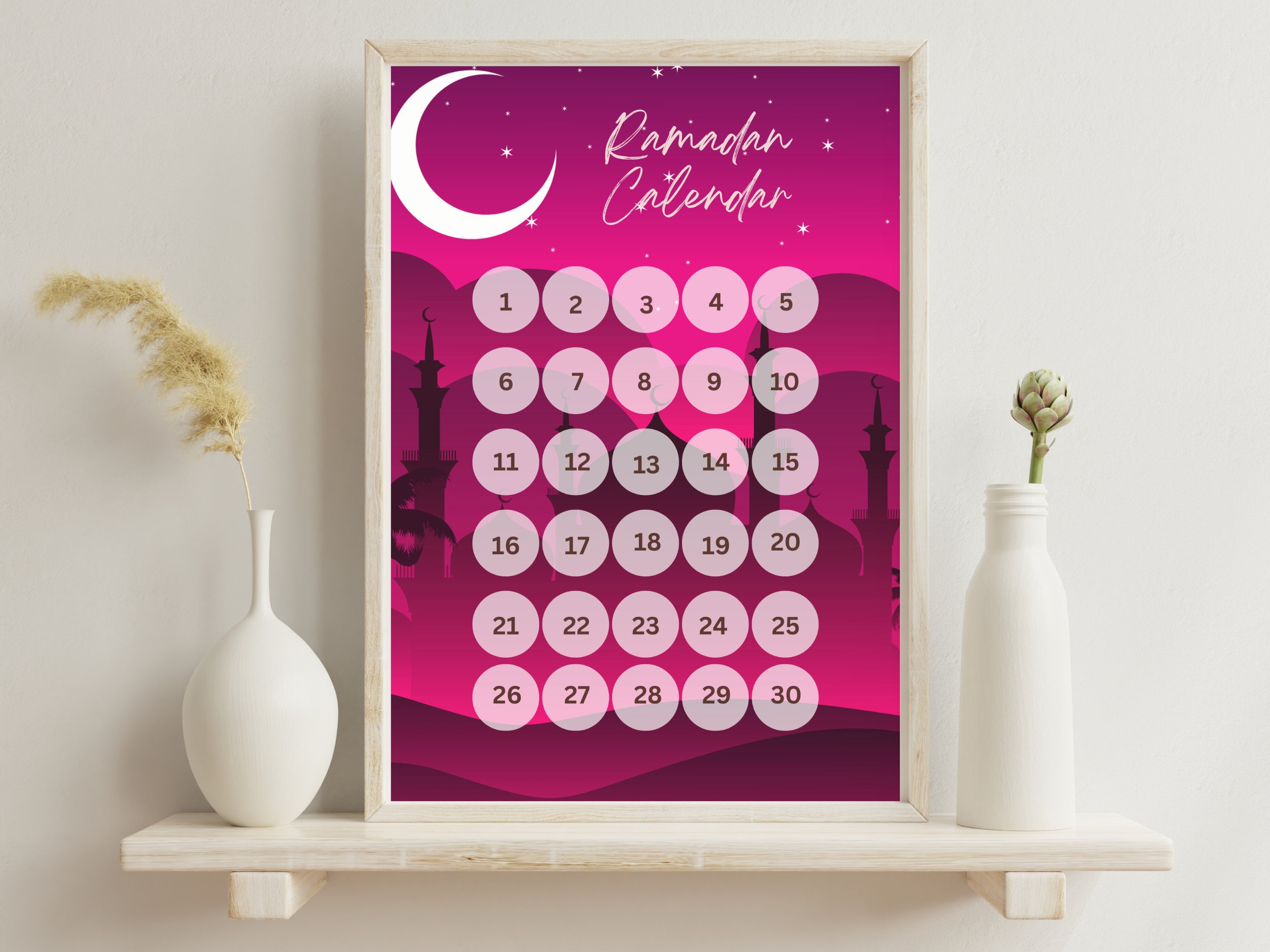 Ramadan Calendar 2024 Printable Ramadan Advent Calendar Countdown