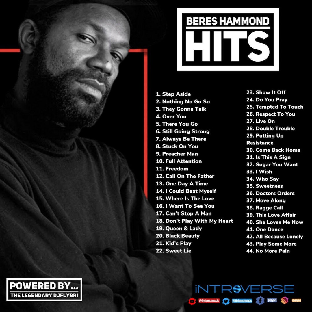 Beres Hammond Hits Etsy