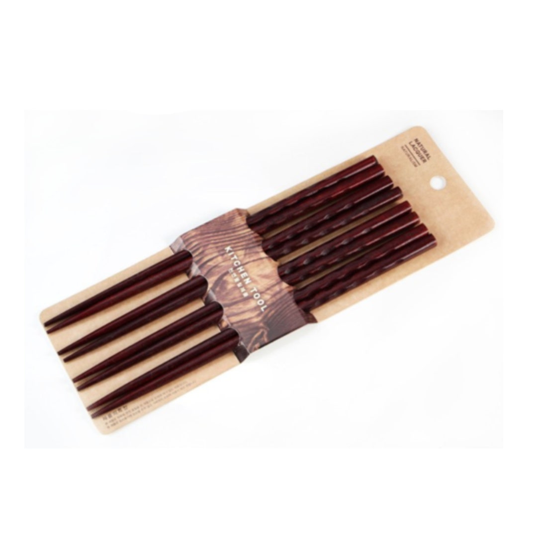 Korean Traditional Premium Chopsticks Coated Natural Etsy