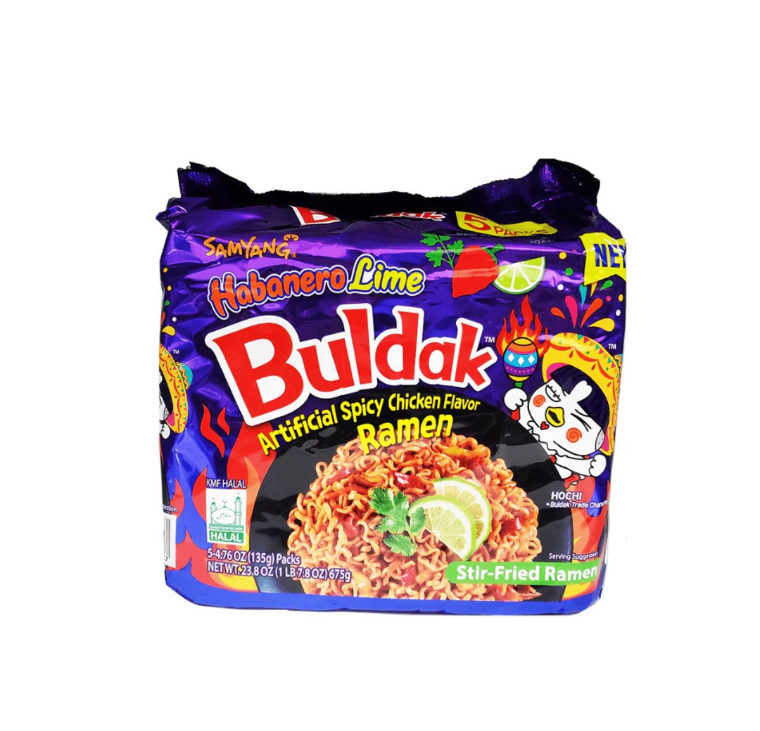 Samyang Habanero Spicy Buldak Noodle135gx5ea Etsy UK