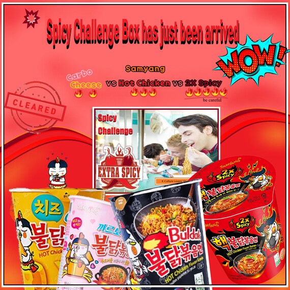 Samyang Buldak 2xSpicy Cup Ramen – Hot Chicken Flavor, 70g – Ô Dépanneur