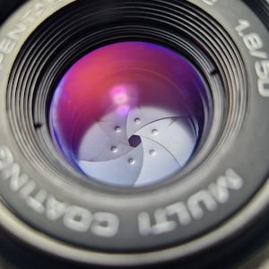 German lens Pentacon MC 50mm 1.8 electric m42
