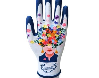 Freda Garden Gloves Women, 1 pair medium adult stretchy, Australia owned company