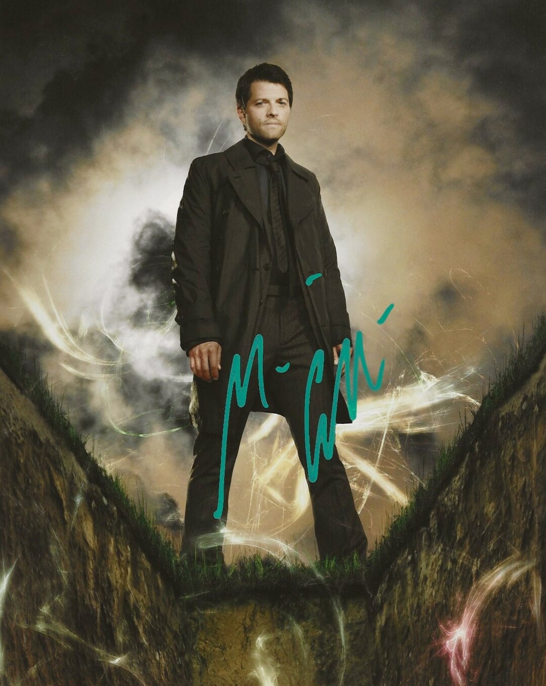 Misha Collins Autograph Signed 8X10 Photo 2 8x10 Etsy