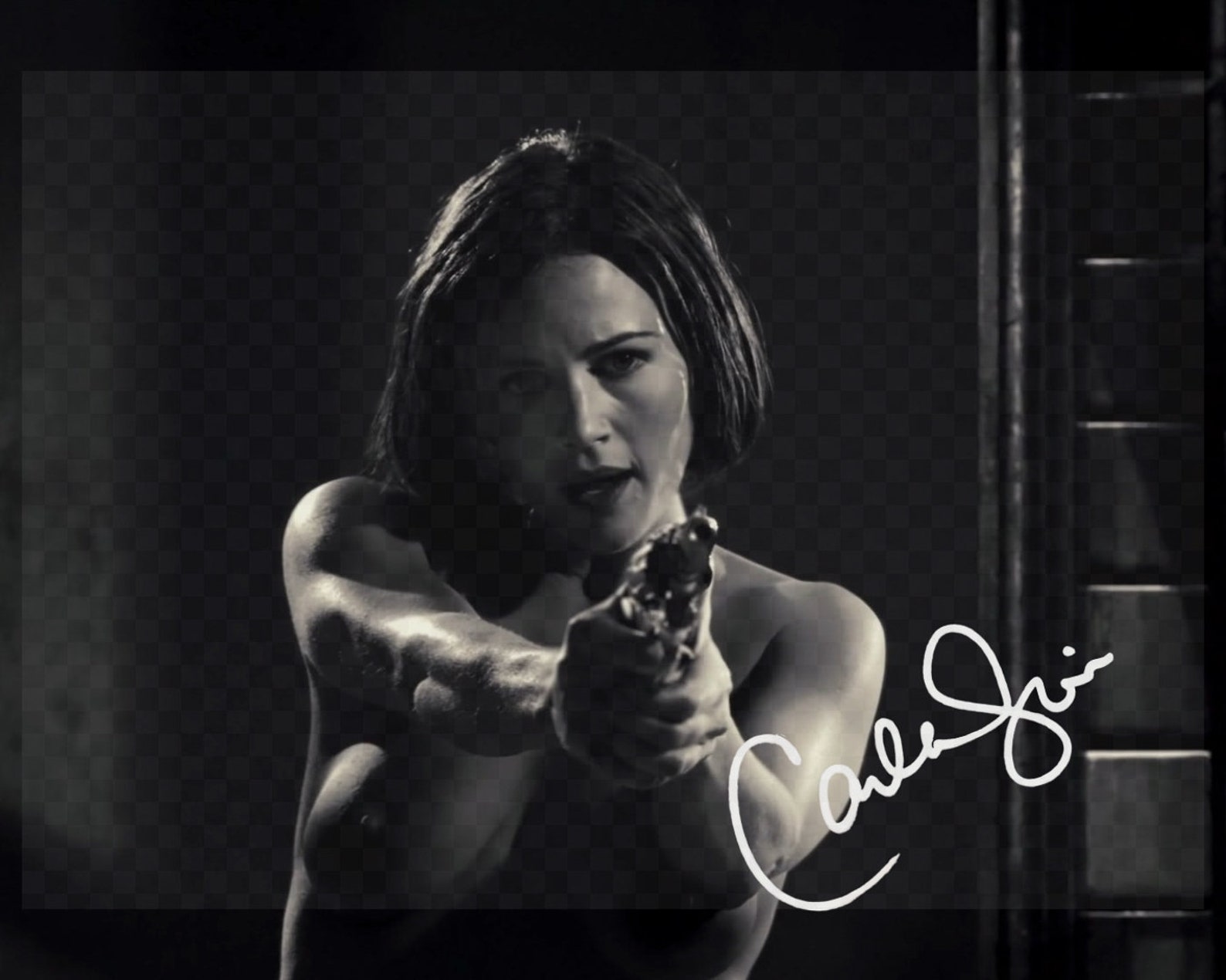 Carla Gugino Carla Gugino Signed Autographed Photo Sin City Nude Topless 3 - Etsy