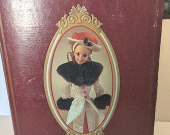 Hallmark Special Edition Mattel Holiday Memories Barbie 1995.  In original box with a stand for doll, doll to depict the year 1910.