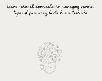 Natural Pain Relief Guide: Herbal & Essential Oil Remedies (PDF Download Ebook