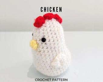 Amigurumi Chicken Crochet Pattern | Beginner-Friendly PDF