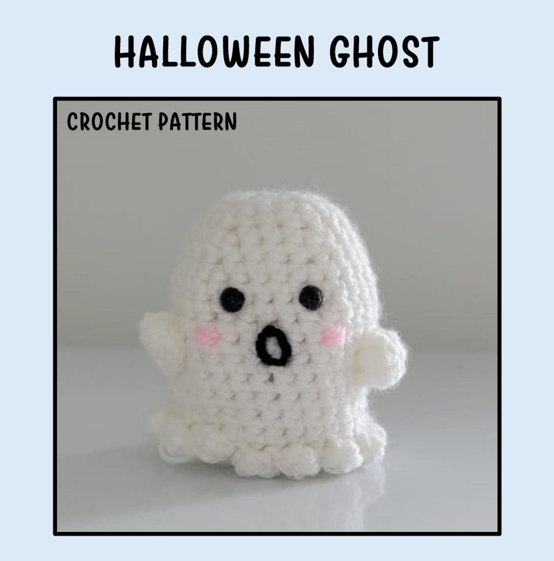 Halloween Ghost Crochet Pattern, Easy Amigurumi PATTERN - Etsy