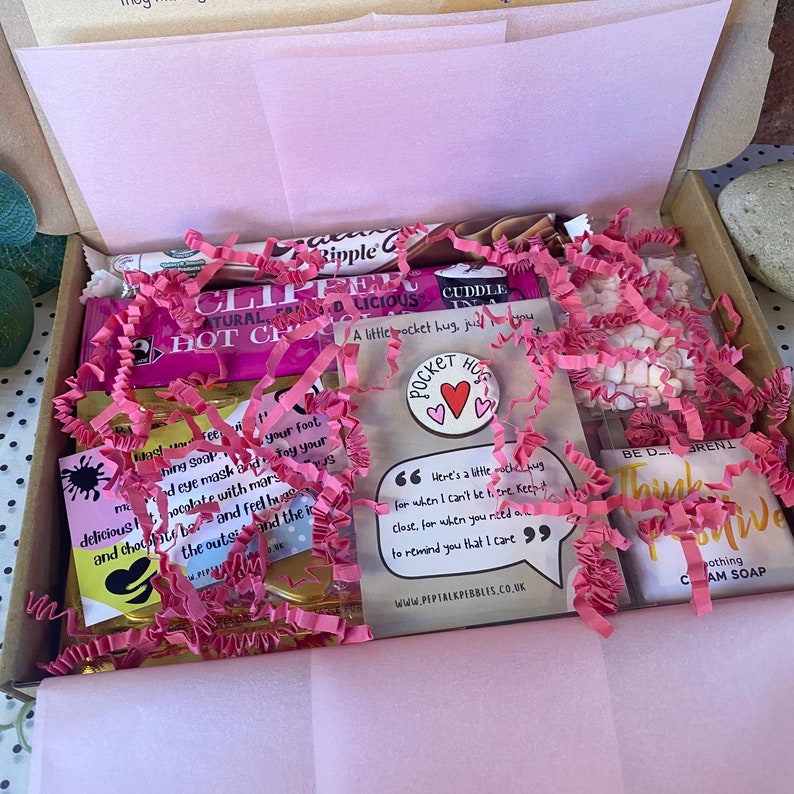 Personalised hug in a box box of hugs Gift for her Pamper Box Just because image 5