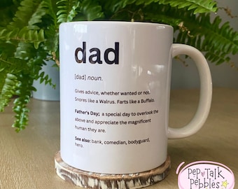Taza Papá Día del Padre, Taza Definición,