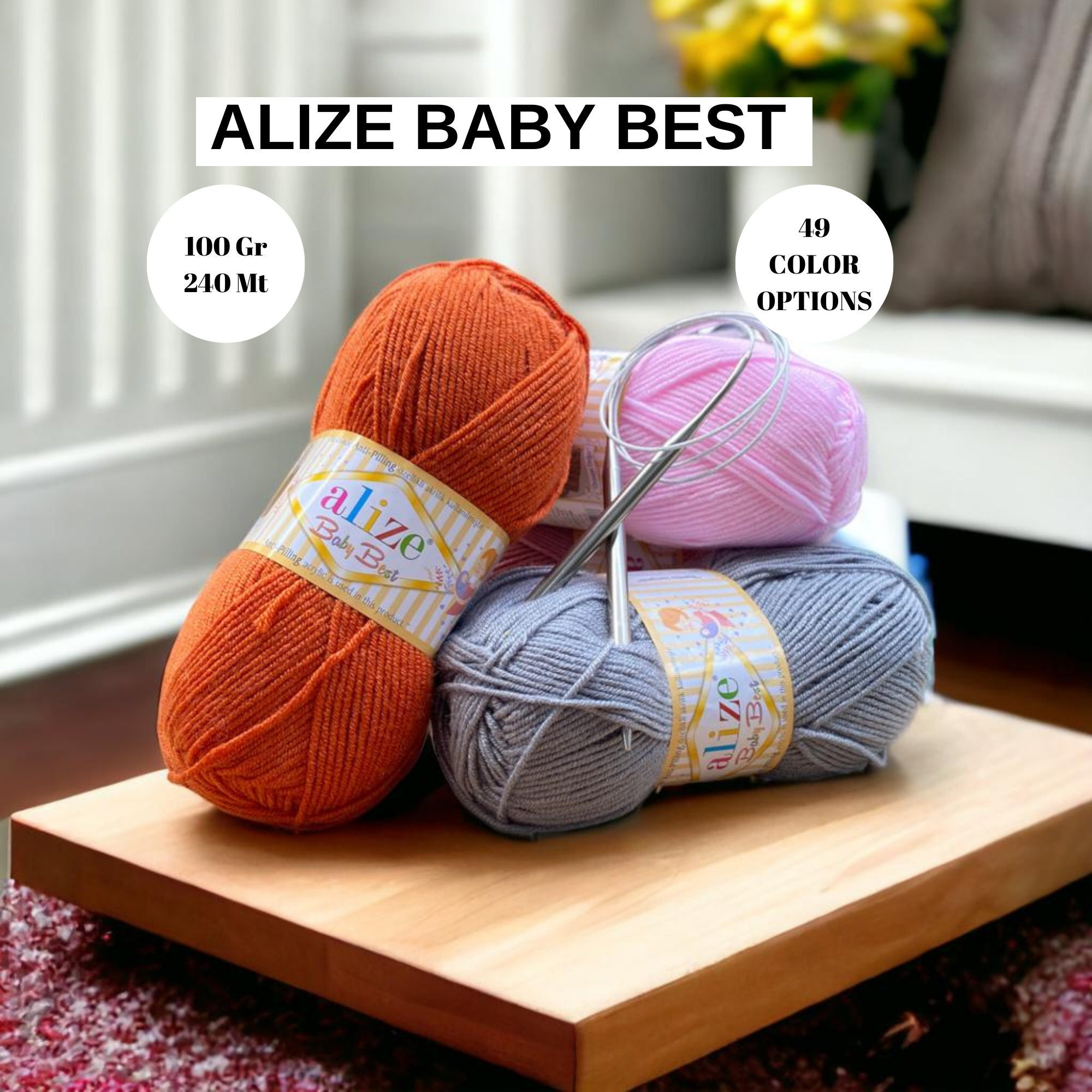 Alize Velluto ,baby Yarn, Knitting Baby, Velvet Yarn, Baby Yarn