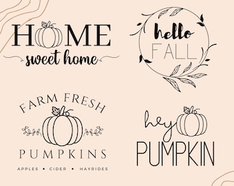 Pakiet Fall PNG SVG, Hey Pumpkin SVG, Hello Fall png, Autumn Doormat svg, Fall Cricut Project, Halloween, Jesienne dekoracje, Dekoracje na Święto Dziękczynienia