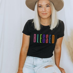Blessed Shirt, Pro God Shirt, Blessed Shirt Gift, Christian Shirt, Christian Apparel, Blessed Gift