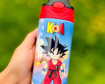 Anime Custom Kids Water Bottles 12oz, 20oz. for girls and boys Back to school, gifts