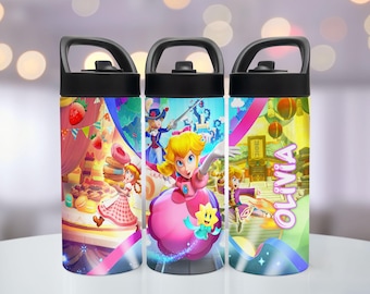 Peach Water Bottler, Personalized Tumbler