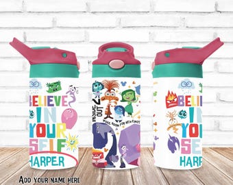 Custom Kids Water Bottles 12oz, 20oz. for girls and boys Back to school, gifts