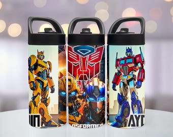 Optimus Vs Bum Wasserflaschen 16oz, 20oz. Schulanfang, Geschenke für Kinder