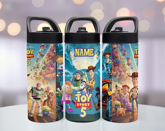 Toy Water Bottles 16oz, 20oz. for girls and boys Back to school, Spill proof Water Bottles Tumbler