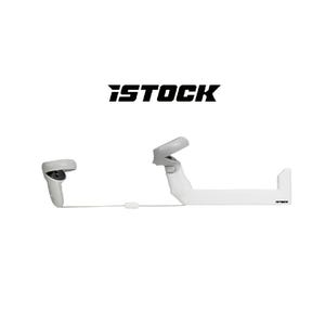 iSTOCK VR Gunstock for Meta Quest 2, Quest 3, and Quest 3s - Pro Grade Light Weight Highest Mobility - Stabilize Aim for Maximum Precision