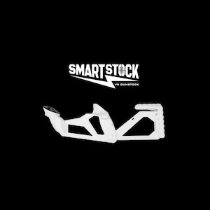 SMARTstock VR Gunstock für Aufgabe 1/2/3/3S/Pro/Rift S - Einstellbares, leichtes Design, kompatibel mit Controller-Griffen und schnelles Nachladen