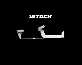 Culata iSTOCK VR para Meta Quest 2, Quest 3 y Quest 3s: peso ligero de calidad profesional, máxima movilidad, estabilización de puntería para máxima precisión.