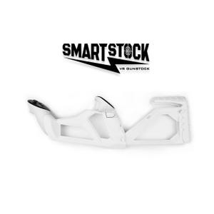SMARTstock VR Gunstock for Quest 1/2/3/3S/Pro/Rift S - Adjustable Lightweight Design Compatible with Controller Grips & Quick Reloading