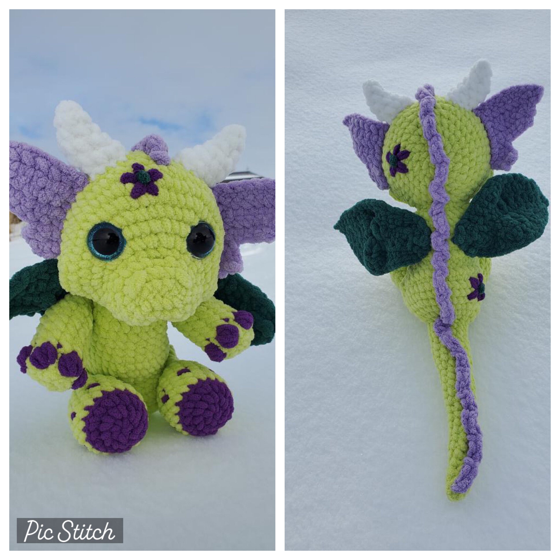 Snap the Garden Dragon Pattern PDF ONLY - Etsy