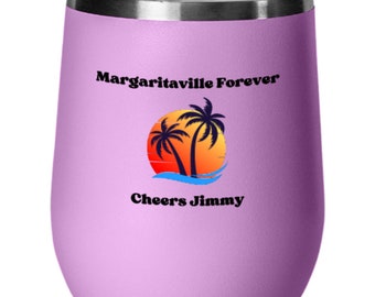 Margaritaville Lifestyle, Parrot Heads, Jimmy Buffett Tribute, Wine Tumbler, Traveling Mug, Paradise Vibes, Island Wedding, Staycations