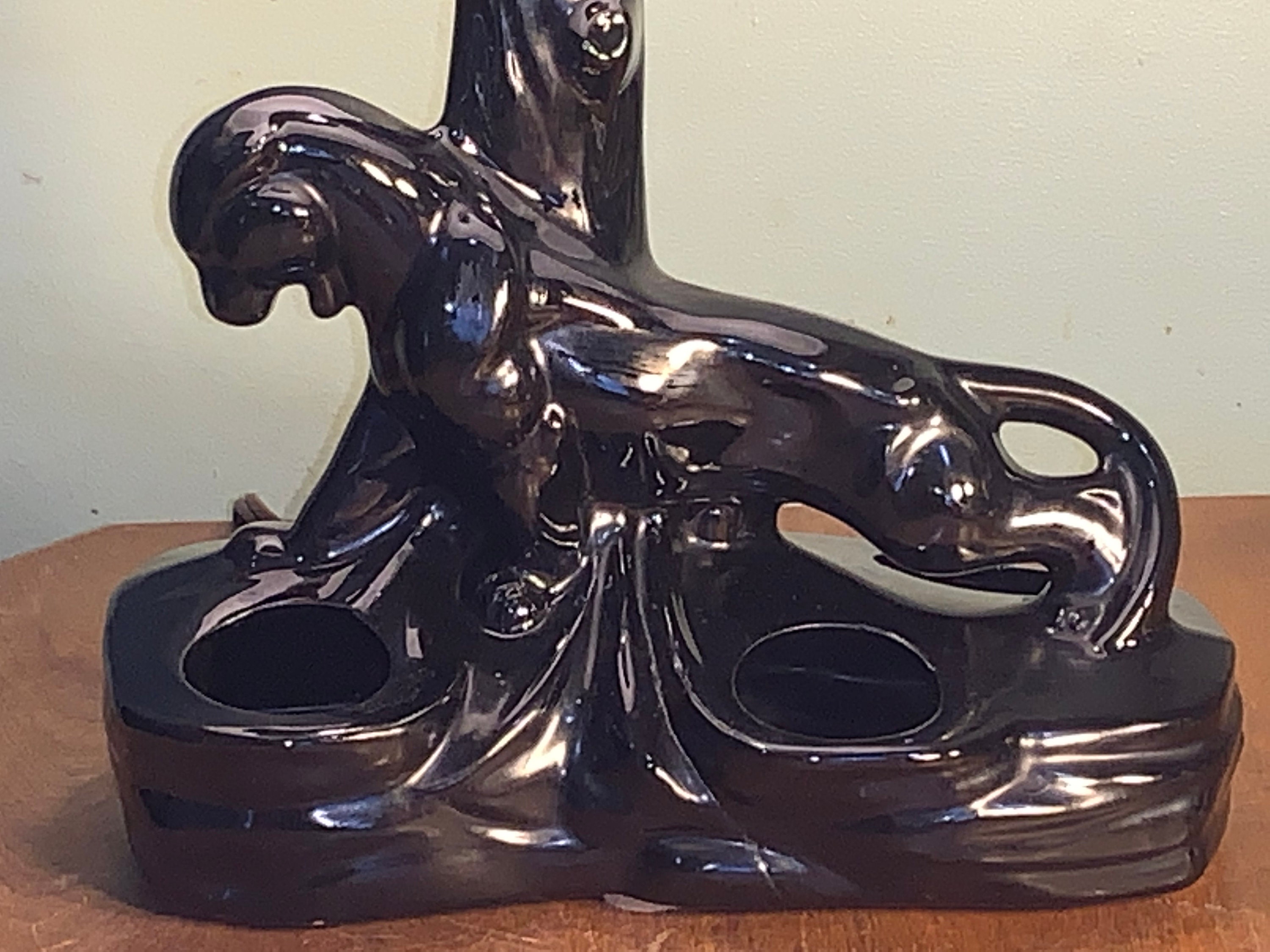 Vintage 1950s Iconic Retro Mid Century MCM Black Panther Vintage 1950s Iconic Retro Mid Century MCM Black Panther