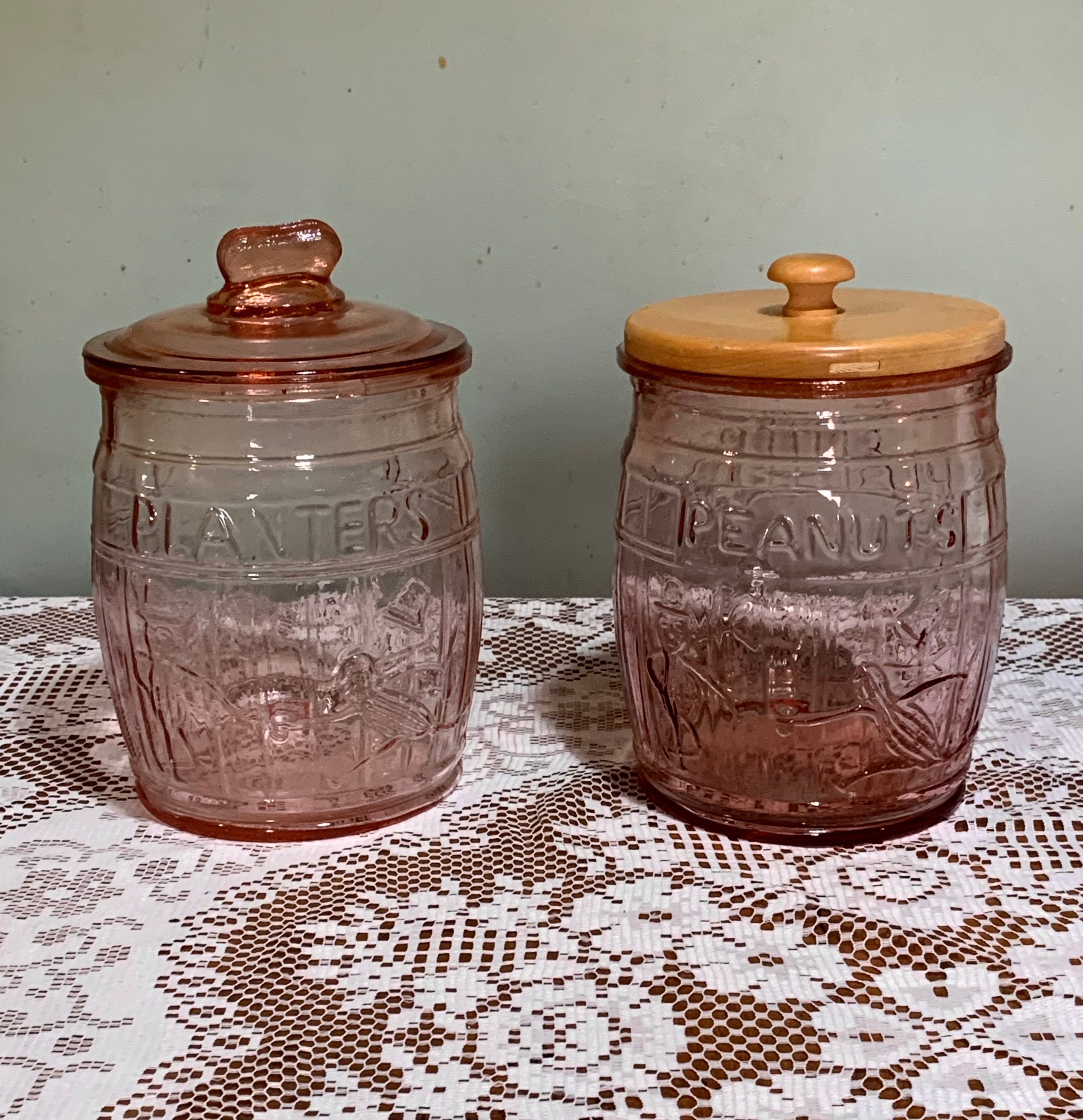 Vintage and Rarer 1940's Planters Peanuts- “mr Peanut” 3D Embossed