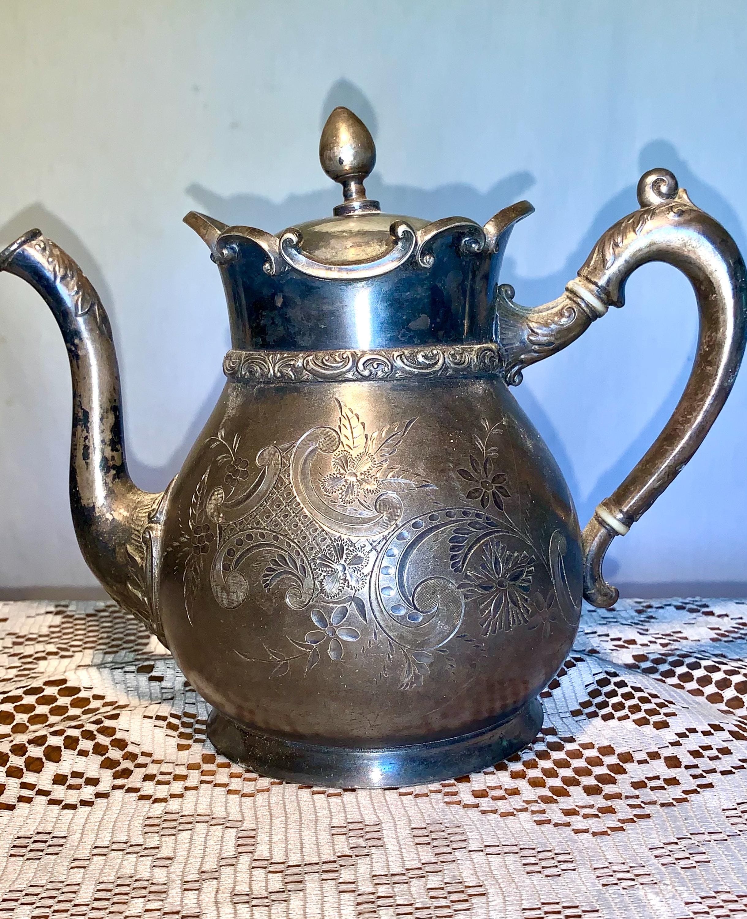 Meriden Tea Pot - Etsy