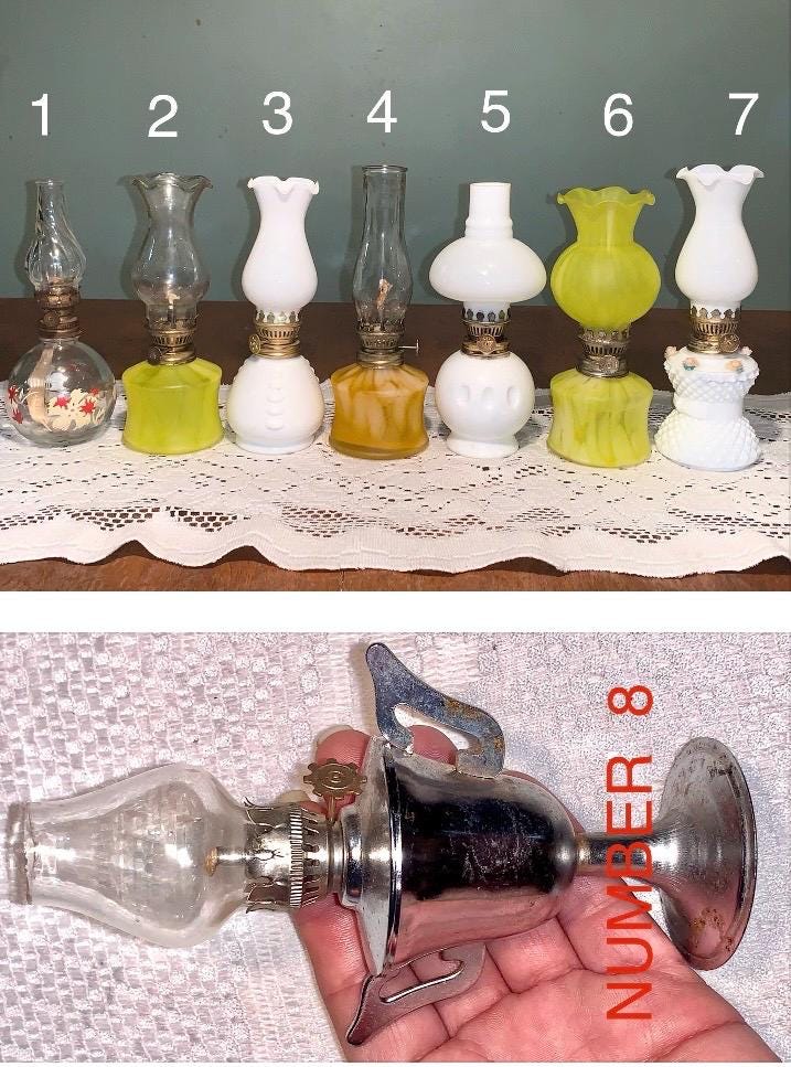 Stoppino Piatto Per Olio/paraffina Lampade Vittoriane 1 - Foto 6