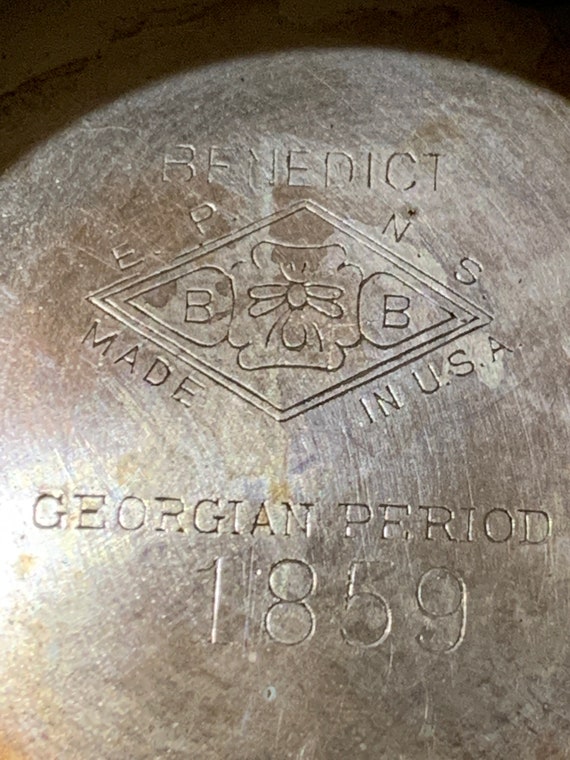 バタークーラー M.Benedict USA / QUADRUPLE PLATE Benedict Silver Co