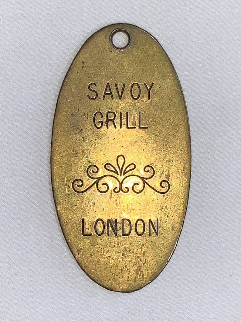 Rare and Vintage 1970s Solid Brass Large Ovalsavoy Grill Londonbrass