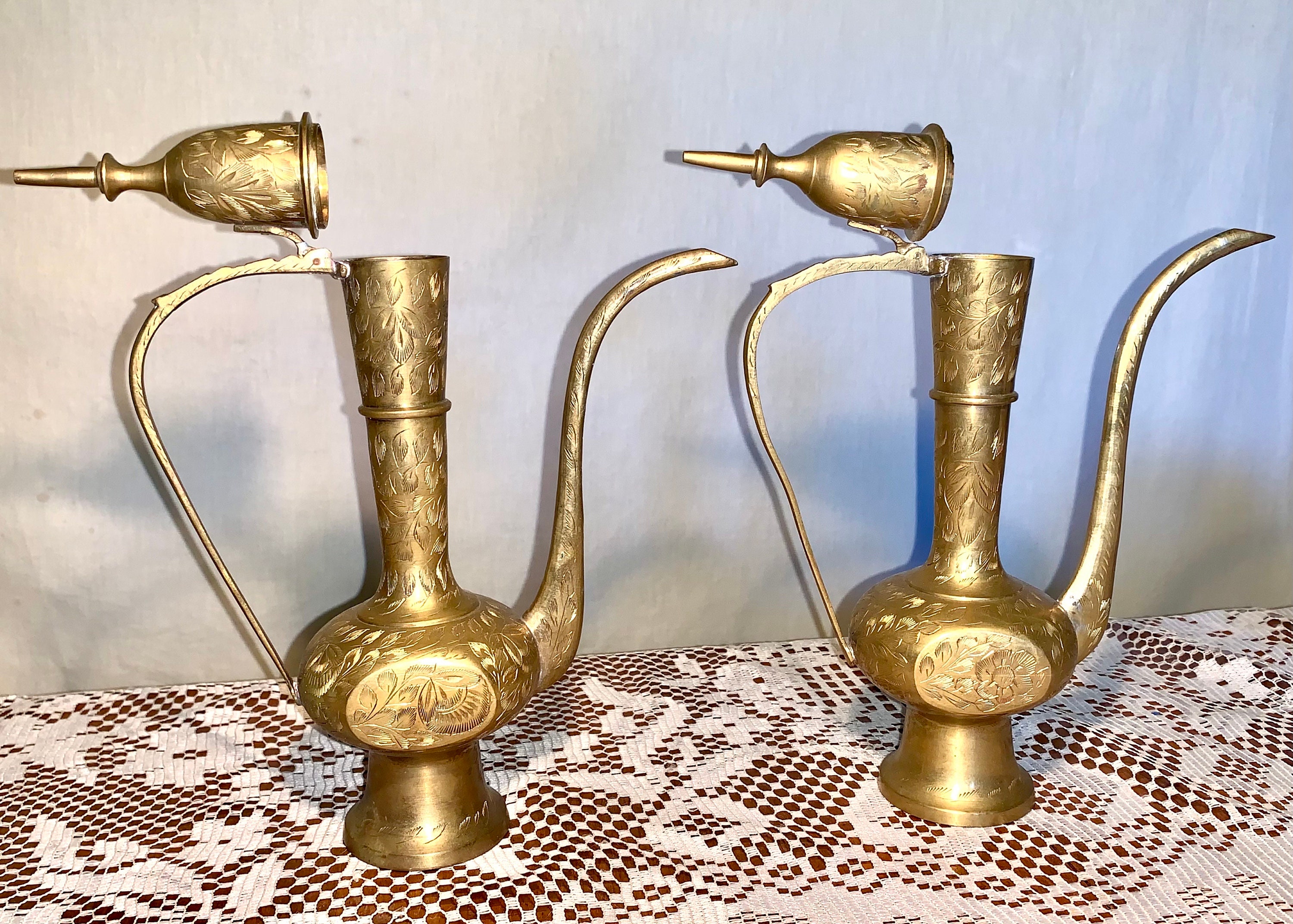 Verseuse En Pierre Et émaux Cloisonnés Montée En Bronze
