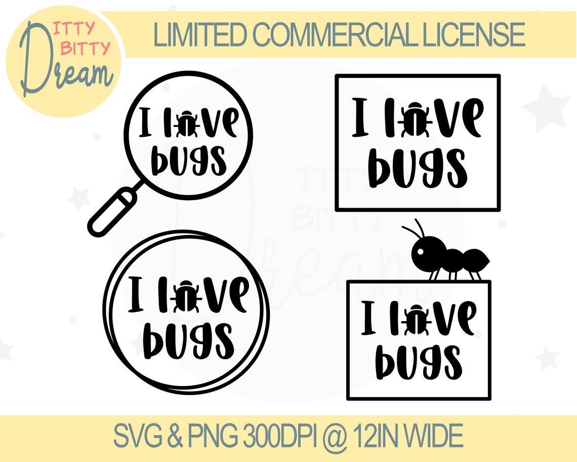 Bug SVG Bundle Bug Shirt SVG Cute Bug Png Cute Bug Svg - Etsy